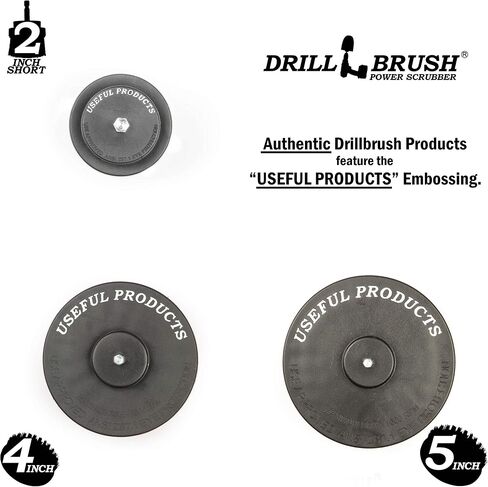 Ultra Stiff Drill Powered Cleaning Brush Set - Heavy Duty Industrial Stripping - Cordless Drill Power Scrubber Grill Brush for Household Cleaning Supplies - Rust Remover - No Wires - BBQ Grill Brush in Saudi Arabia