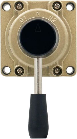 صمام التحكم اليدوي للرافعة الدوارة الهوائية من Baomain HV-03 PT 3/8 3 أوضاع 4 اتجاهات للتحكم في تدفق الهواء in Kuwait