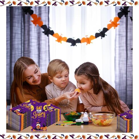 cholemy 300 جهاز كمبيوتر شخصى عطلة المناديل القابل للتصرف، عيد الهالوين عيد الشكر 3 مواسم المناديل الورقية المختلطة مناشف اليد عشاء للأطفال عطلة حزب لوازم الزينة in Kuwait