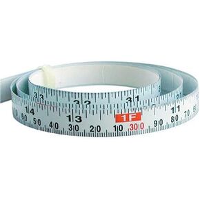 Rousseau 0012L 1/2-Inch x 12 Adhesive Backed Steel Tape Measure- Reads R to L