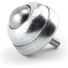 محامل هادسون ناقل كروي مثبت على مسمار SBT-1، من الستيل الكربوني، قطر 1 انش، سعة تحميل 75 باوند، جذع لولبي 5/16 انش - 18 (علبة من 10 قطع) in Kuwait