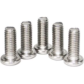 100 Pcs M3-0.50 x 6mm Button Head Socket Cap Screws, Passivated 18-8 Stainless Steel, Allen Hex Drive, ISO 7380, by Fullerkreg,Come in an Easy-use Storage Case