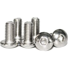 100 قطعة من براغي غطاء مقبس رأس M3-0.50 × 6 مم، من الفولاذ المقاوم للصدأ 18-8، محرك ألين سداسي، ISO 7380، من Fullerkreg، تأتي في حقيبة تخزين سهلة الاستخدام in Kuwait