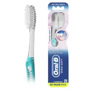 Oral-B, SensiSoft Toothbrushes Ultra Soft, 2 Count in Saudi Arabia