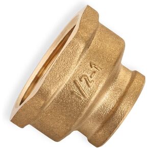 وصلة تخفيض 1/2 انش انثى × 1 انش انثى - وصلة نحاسية 0.5 انش × 1 انش، تركيبات انابيب نحاسية انثى in Kuwait