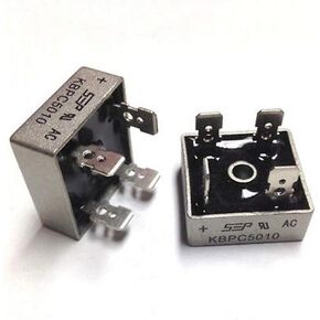 KBPC5010 Bridge Rectifier Diode 50A 1000V KBPC Single Phase Full Wave 50 Amp Electronic Silicon Diodes (Pack of 2) by Envistia Mall in Saudi Arabia