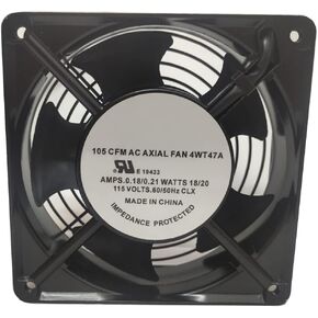 4WT47A مروحة محورية AC 18 / 20W 115V 0.18 / 0.21A 105CFM مروحة تبريد in Kuwait