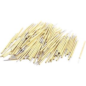 uxcell P100-B Spear Tip Metal Spring Test Probe Pin 1.36mm Dia 100pcs in Kuwait