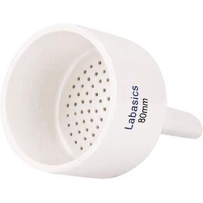 Labasics Porcelain Buchner Funnel 60 mm, Porcelain Buchner Filter Funnel OD 6 cm ID 5.5 cm for Laboratory in Kuwait