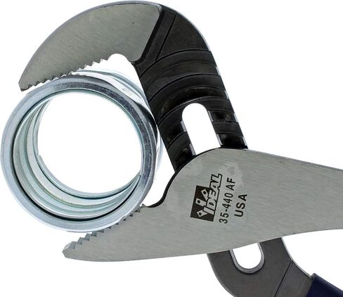 كماشة لسان وأخدود 35-440 من آيديال - 12 بوصة. كماشة مفصلية بأخدود فولاذي مع شفة معززة، وفكوك مستقيمة، ومقبض مغمس in Saudi Arabia