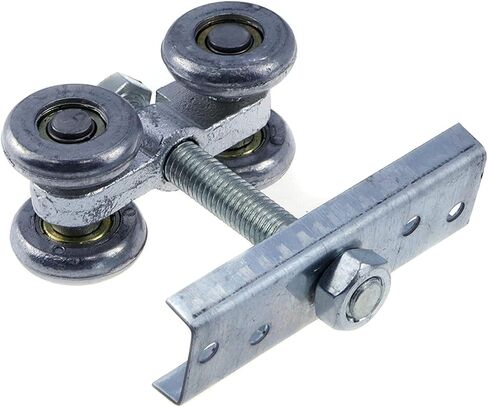 KUMGROT 2pcs 4 Wheel Trolley Assembly Box Rail Hanger Wheel Trolley Silent Stable Roller Trolley with Steel Plate M12 Bolt for 1.97’’ Wide and All 1.69’’ or Taller Strut Channel in Saudi Arabia