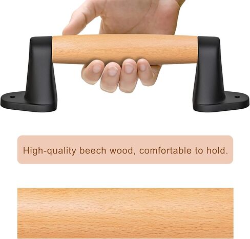 مقبض سحب باب الحظيرة 2.86 سم من سيليوير مع دعامات بلاستيكية لبوابة السياج الحظيرة باب خزانة منزلقة مقابض باب درابزين داخلي أدوات أمان ساحة اللعب، مريحة وطويلة الاستخدام in Kuwait