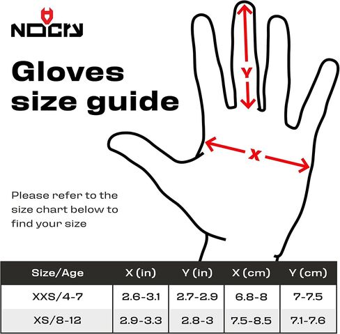 NoCry Kids Cutting Gloves, XXS (4-7 Years) - 100% Food Grade Kids Fishing Gloves with Level 5 Protection - Ideal as Wood Carving Gloves or Whittling Gloves for Kids - Free eBook Included in Kuwait