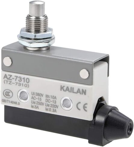 مفتاح حد Uxcell AZ-7310، TZ-7310 مكبس دفع صغير، لوحة مفاتيح مؤقتة 1NC+1NO لمفتاح باب الطابعة ثلاثية الأبعاد بمطحنة CNC in Saudi Arabia