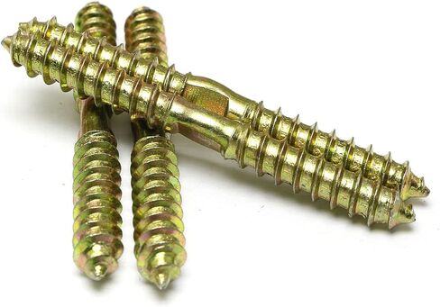 مطبخ برو بامبو 24 قطعة برغي ذاتي التنصت مزدوج الأطراف M6x60mm براغي مزدوجة الجوانب، برغي أثاث مزدوج الأطراف لصنع المفاصل بين قطعتين من الخشب in Kuwait