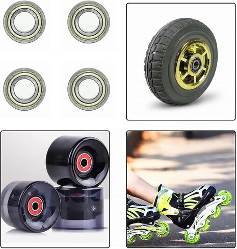 6003-ZZ Bearings, 17x35x10mm Ball Bearing 6003 ZZ Bearing ID 17mm, OD 35mm, Thickness 10mm Pre-Lubricated Deep Groove Ball Bearing for 3D Printer, Fidget Spinner, Scooters Ball Bearing 4pcs in Saudi Arabia