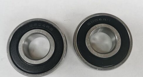 (2 قطعة) 6204-2RS محامل سدادة مطاطية مزدوجة 20x47x14 مللي متر، محامل كروية الأخدود العميق، أداء مستقر. in Kuwait