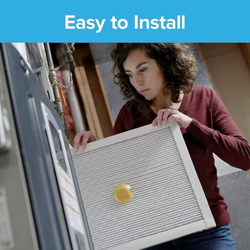 فيلتريت 14×24×1، فلتر هواء فرن مكيف ذكي قابل للتجديد، MPR 1900، حساسية ممتازة، البكتيريا والفيروسات، عبوتان (الأبعاد الدقيقة 13.84 × 23.84 × 1.1) in Kuwait