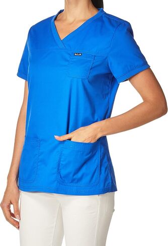 بلوزة نسائية من koi Classics 247 Nicole Scrub Top, أسود in Saudi Arabia
