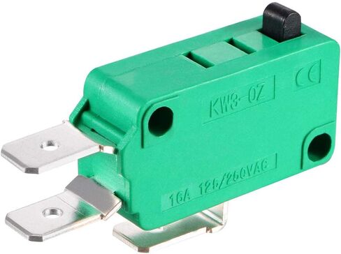 Uxcell 2 قطعة KW3-OZ 16A 125/250VAC SPDT NO NC زر ضغط نوع العمل مفاتيح الحد الجزئي in Saudi Arabia