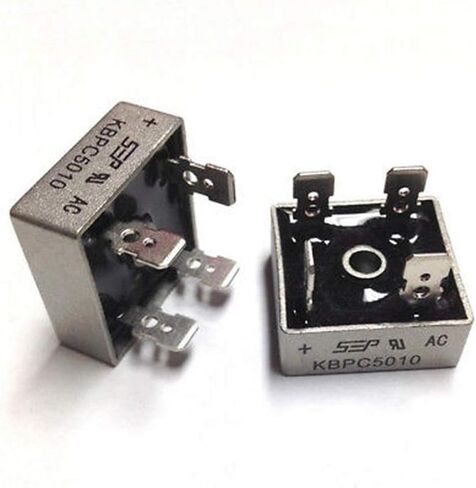 KBPC5010 Bridge Rectifier Diode 50A 1000V KBPC Single Phase Full Wave 50 Amp Electronic Silicon Diodes (Pack of 2) by Envistia Mall in Saudi Arabia