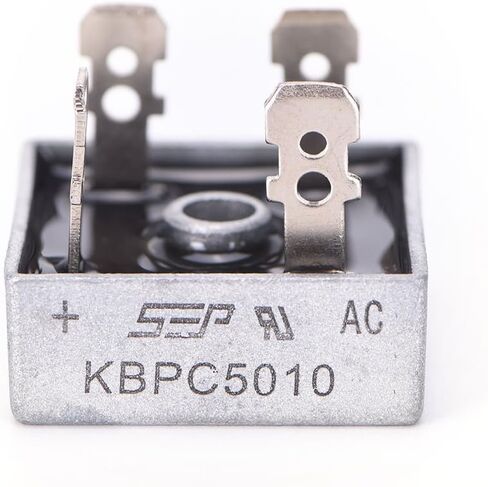 KBPC5010 Bridge Rectifier Diode 50A 1000V KBPC Single Phase Full Wave 50 Amp Electronic Silicon Diodes (Pack of 2) by Envistia Mall in Saudi Arabia