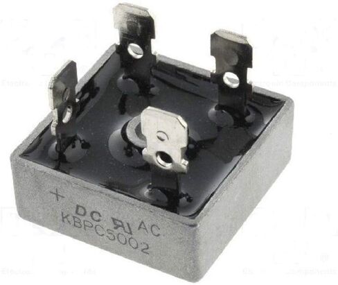 KBPC5010 Bridge Rectifier Diode 50A 1000V KBPC Single Phase Full Wave 50 Amp Electronic Silicon Diodes (Pack of 2) by Envistia Mall in Saudi Arabia