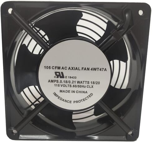 4WT47A مروحة محورية AC 18 / 20W 115V 0.18 / 0.21A 105CFM مروحة تبريد in Kuwait