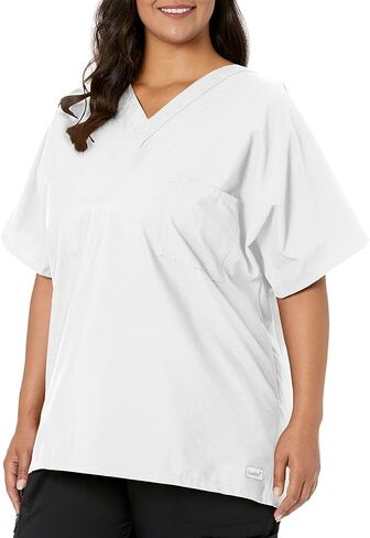 Landau Essentials Unisex Relaxed Fit 1-Pocket V-Neck Scrub Top 7502 in Kuwait