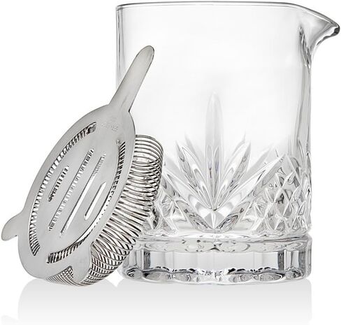 Dublin Collection Crystal Mixing Glass Pitcher Cocktail Shaker with Stainless Steel Julep Strainer in Saudi Arabia