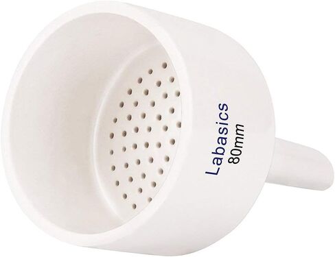 Labasics Porcelain Buchner Funnel 60 mm, Porcelain Buchner Filter Funnel OD 6 cm ID 5.5 cm for Laboratory in Kuwait