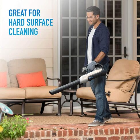 Hoover ONEPWR 3 Gallon Wet/Dry Vacuum Cleaner with Hard Surface Sweeper, Rechargeable Battery Included in Saudi Arabia