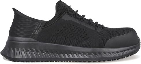 حذاء Skechers للرجال سهل الارتداء بدون استخدام اليدين Tilido Fletchit Comp Toe in Kuwait