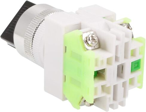 uxcell 5pcs Latching Lock 3 Positions Rotary Selector Select Switch DPST 10A 22mm Mounting Hole Dia in Saudi Arabia