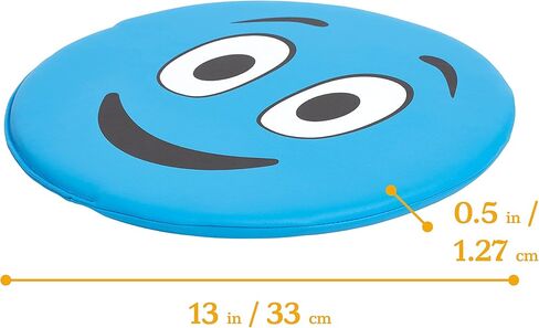 وسادات ECR4Kids SoftZone Emotion مع مرآة، ثلاثية اللغات، وسائد تعبيرية، معاصرة، 8 قطع in Kuwait