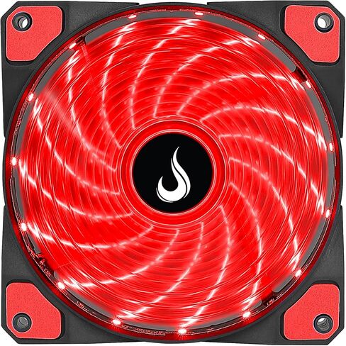 مروحة تبريد لحالة الكمبيوتر - اللاعب - وضع الارتفاع - الرياح - 120 مم - LED أحمر in Kuwait