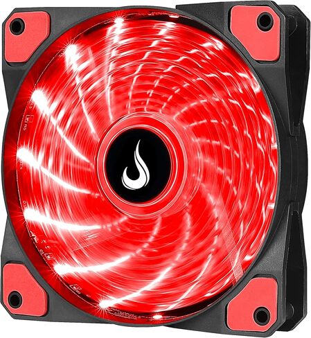 مروحة تبريد لحالة الكمبيوتر - اللاعب - وضع الارتفاع - الرياح - 120 مم - LED أحمر in Kuwait