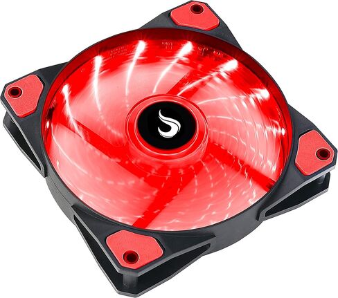 مروحة تبريد لحالة الكمبيوتر - اللاعب - وضع الارتفاع - الرياح - 120 مم - LED أحمر in Kuwait