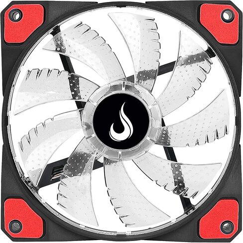 مروحة تبريد لحالة الكمبيوتر - اللاعب - وضع الارتفاع - الرياح - 120 مم - LED أحمر in Kuwait