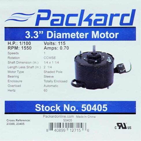 باكارد 50405 لمحرك تنفيس مروحة الحمام Nutone 82513 C23405 C23388 23405SER 23405 in Kuwait