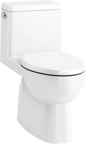 KOHLER Reach Comfort Height One-Piece Elongated 1.28 Gpf Toilet with Skirted Trapway and Left-Hand Trip Lever in Kuwait