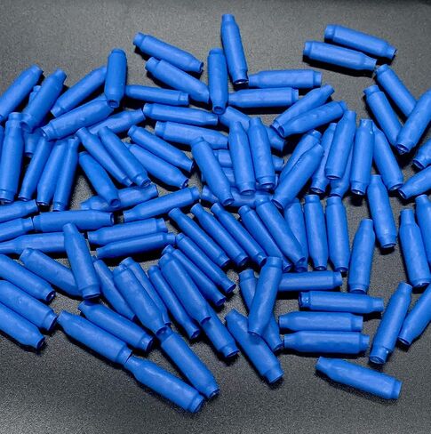 Low Votage Type B Connectors with Filled Silicone Wet for Telephone Alarm System Wire Crimp Bean Splice (100pcs, Blue) in Saudi Arabia