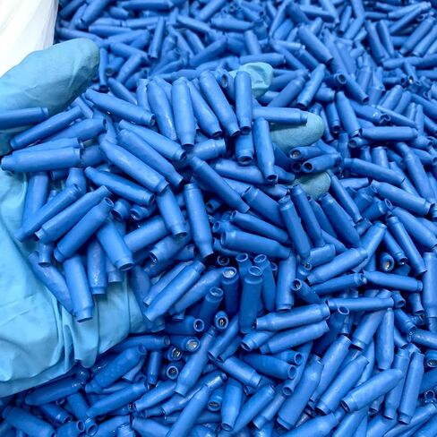 Low Votage Type B Connectors with Filled Silicone Wet for Telephone Alarm System Wire Crimp Bean Splice (100pcs, Blue) in Saudi Arabia