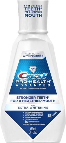 Crest Pro-Health Advanced Mouthwash with Extra Whitening, Energizing Mint, 16 Fluid Ounce in Saudi Arabia