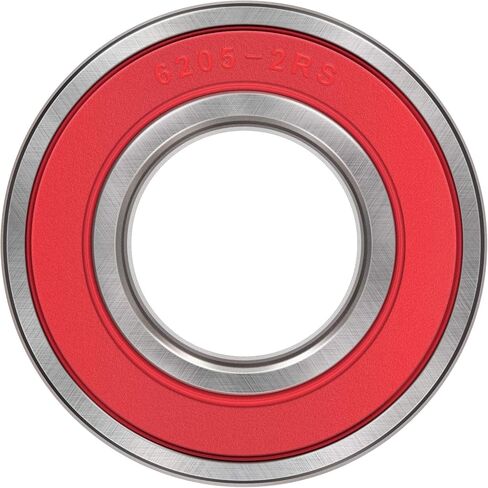 بونبو 10 قطع 6205-2RS(RS) محامل ختم 25x52x15 مم، ختم الصلب والمطاط المزدوج ، محامل كروية التجويف العميق in Kuwait