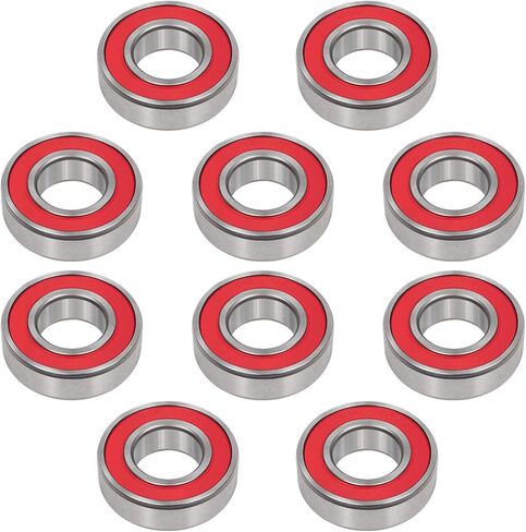 بونبو 10 قطع 6205-2RS(RS) محامل ختم 25x52x15 مم، ختم الصلب والمطاط المزدوج ، محامل كروية التجويف العميق in Kuwait