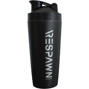 RESPAWN by Razer Vacuum-Insulated Stainless Steel Shaker Cup, 20oz: Built-In Powdered Drink Mixer Grate - Dual Insulation - Dishwasher Safe - BPA Free - Gears of War 5 Edition in Saudi Arabia