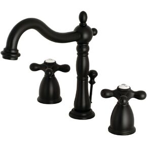 Kingston Brass KB1973AX 8 in. Widespread Bathroom Faucet, Antique Brass in Saudi Arabia