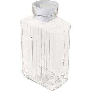 Anchor Hocking Glass Bistro Pitcher with White Stopper, 64-Ounce, Clear in Kuwait