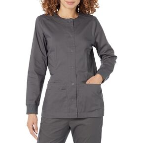 Amazon Essentials Women's Scrub Snap Jacket (Available in Plus Size) in Kuwait